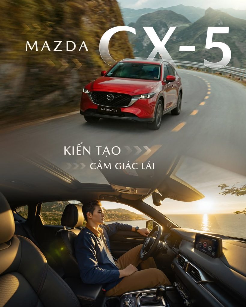 CX-5 trung thành với triết lý đã làm nên tên tuổi huyền thoại mui trần thể thao MX-5 – tạo ra một mẫu xe mang lại niềm vui thực sự cho người lái. Trong khi nhiều mẫu SUV hiện nay ưu tiên tính thực dụng, Mazda chọn cách kể câu chuyện bằng cảm giác lái.