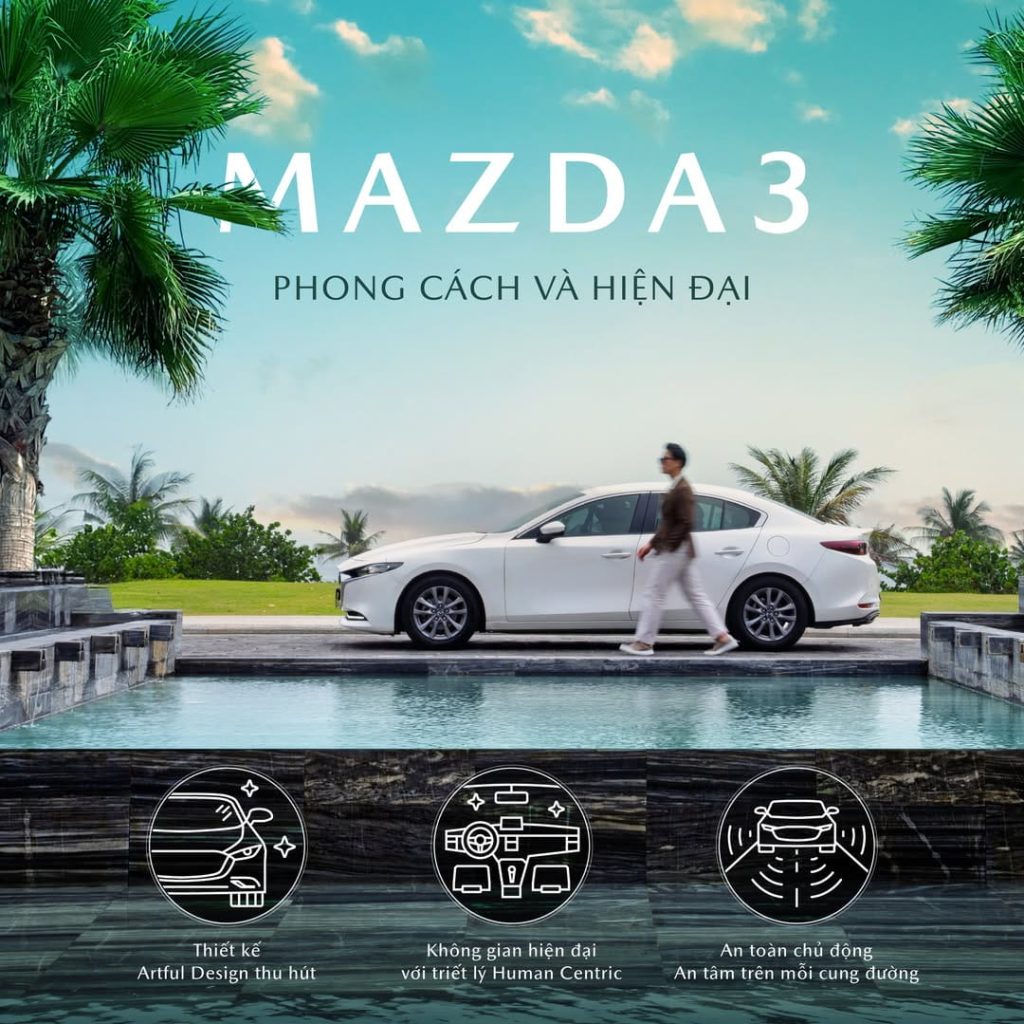 Với Mazda3, mọi cung đường đều mang đến niềm vui. Không chỉ là di chuyển, đó là cách bạn tận hưởng không gian riêng tư, tiện nghi và an toàn theo cách riêng của mình.
